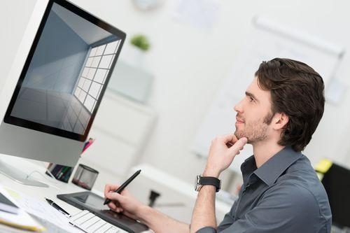 Person in front of pc
