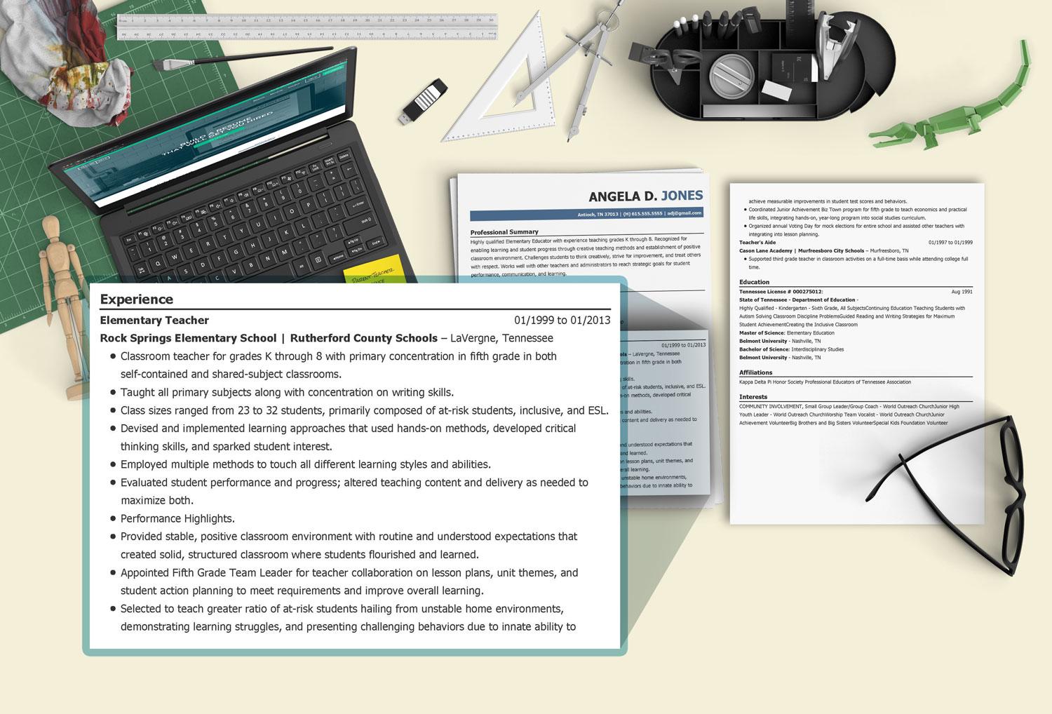 Key Guidelines for the Experience Section