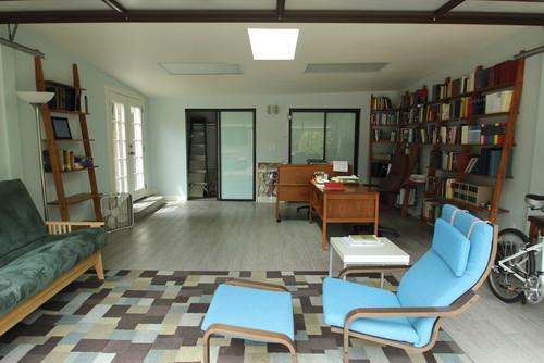 Garage Converted into Work from Home Office
