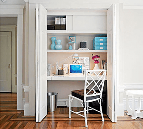 Beautiful Closet Design for Work from Home