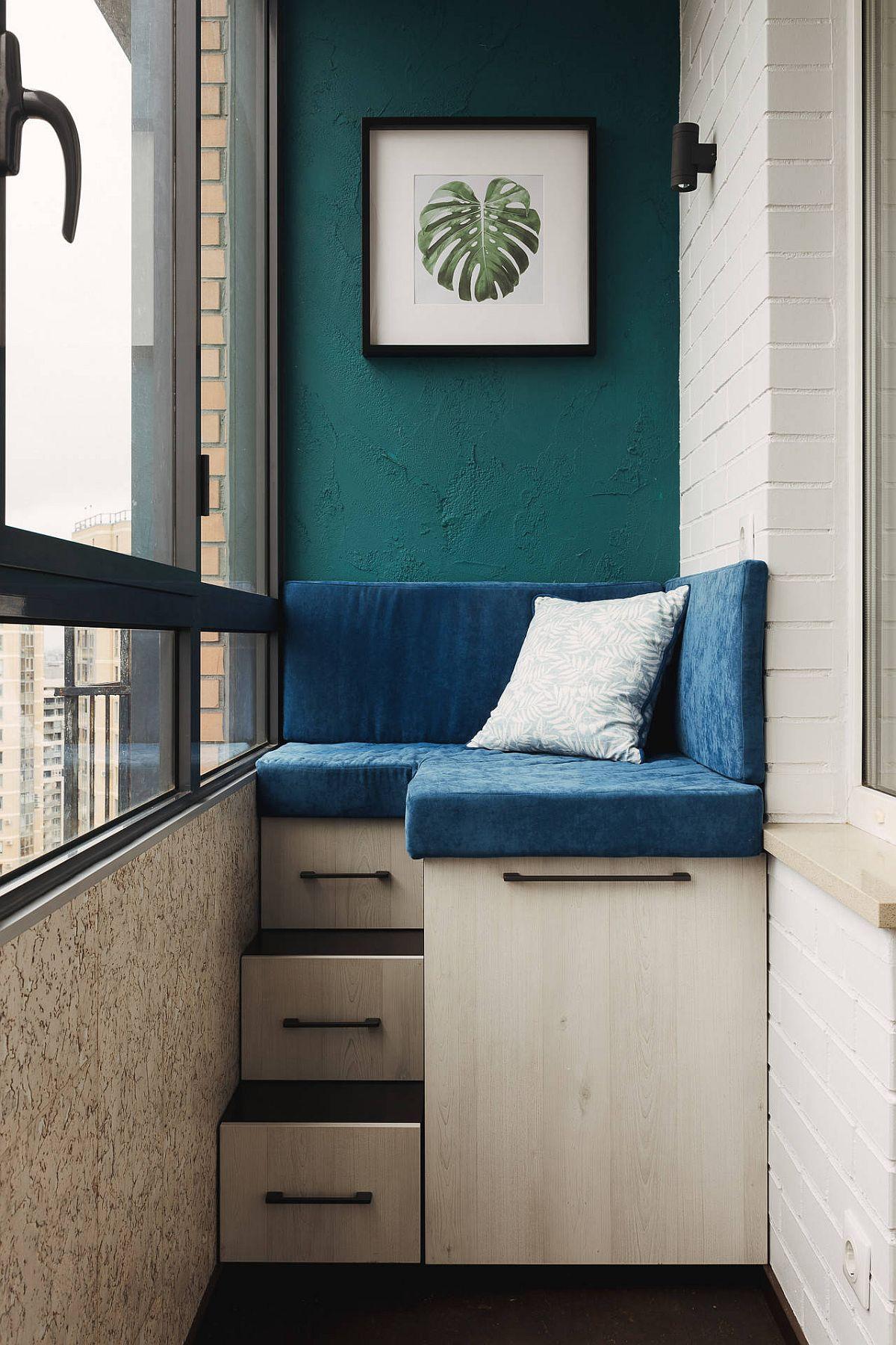 Porch Converted into Outdoor Workspace