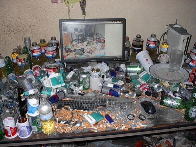 Intricately Decorated Work from Home Desk