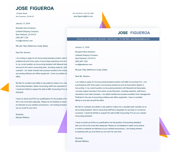 cover letter sample