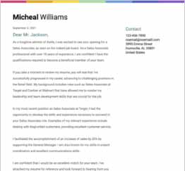 Accountant Cover Letter