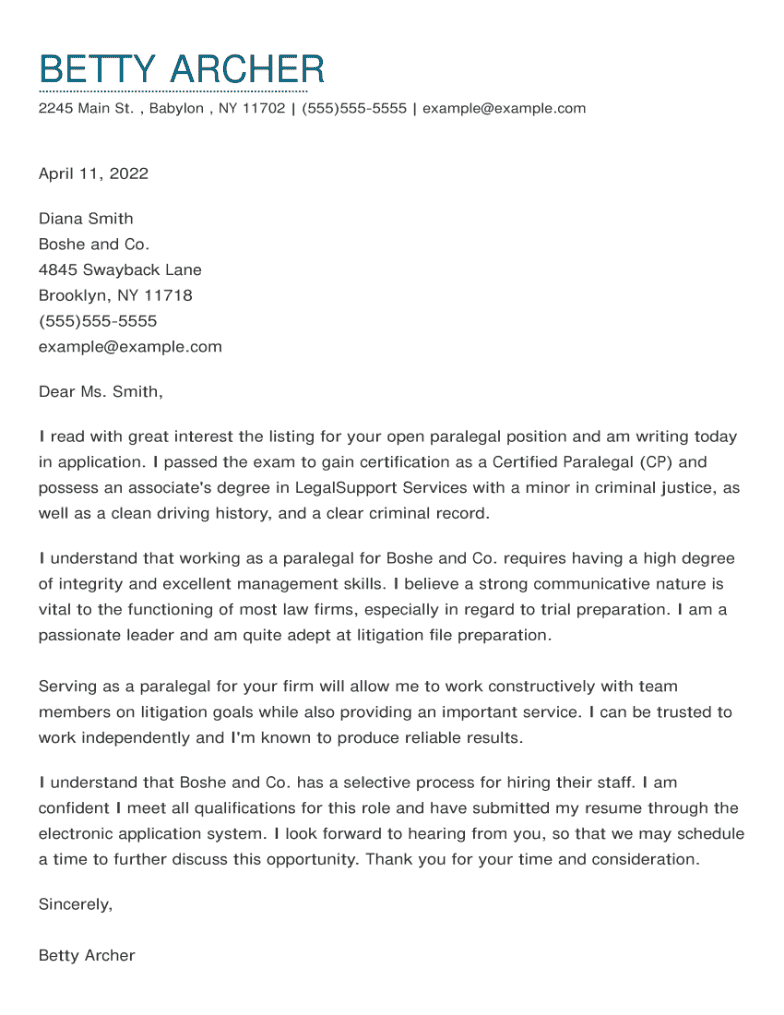 bu law cover letter