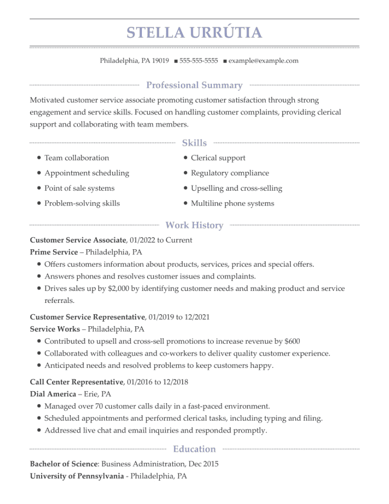 Targeted Resume Example RH 1 min