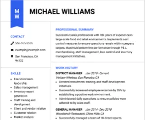 Best Film Resume Example