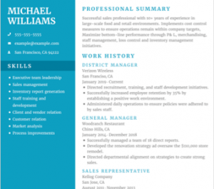 Revival template with resume objective section example.
