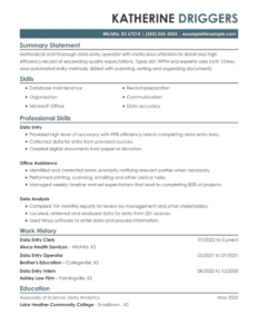 CV vs resume example
