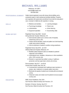 CV vs. resume example