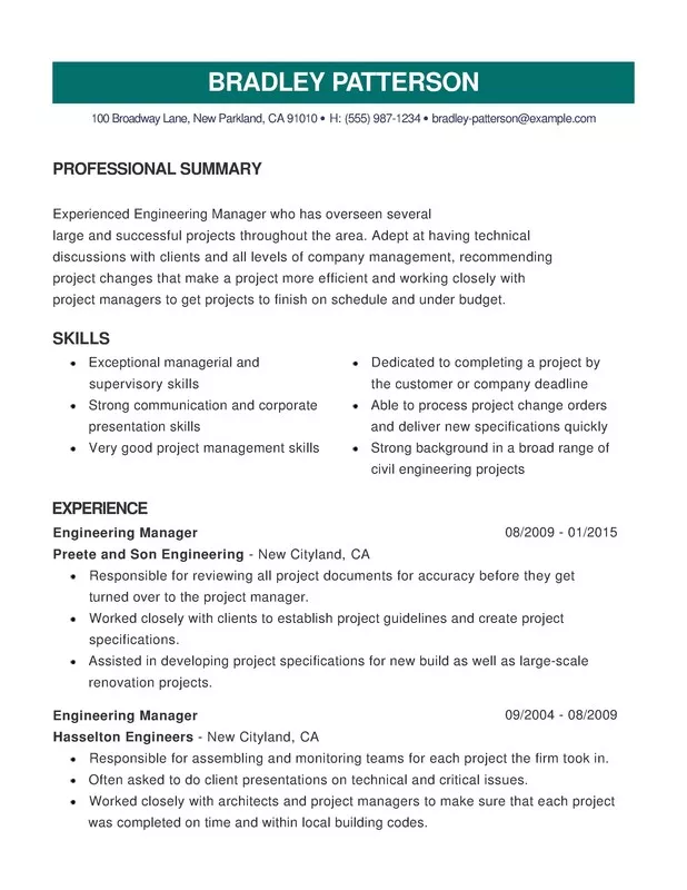 Teacher CV Examples