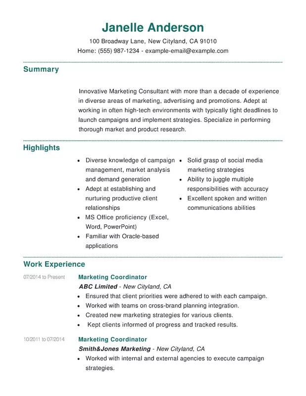 how to write a cv