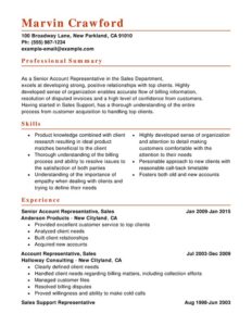 CV templates example