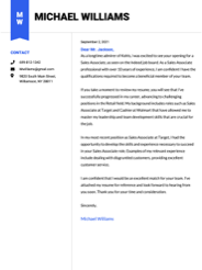 Cover Letter Formats example with rainbow color top and bottom borders.