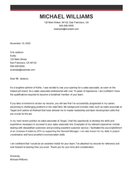 Dramatic cover letter formats example.