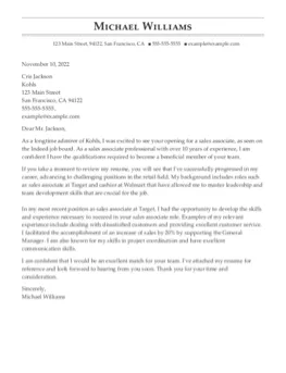 Elegant cover letter formats example.
