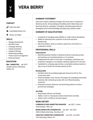 Marketing Resume Examples Template With Skills 2025 