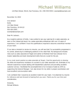 Metropolitan cover letter formats example.