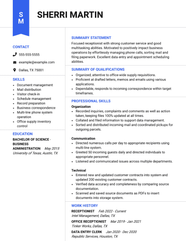 Receptionist Resume Examples Job Description Guide