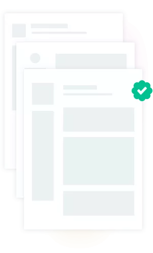 Three professional looking resume builder template design examples.