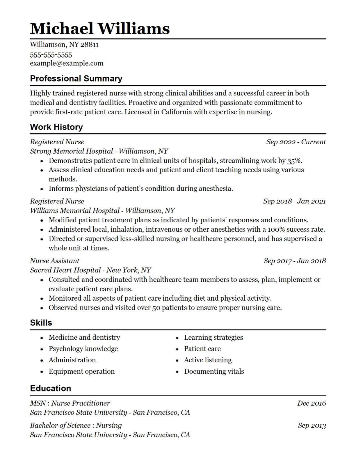 resume help template