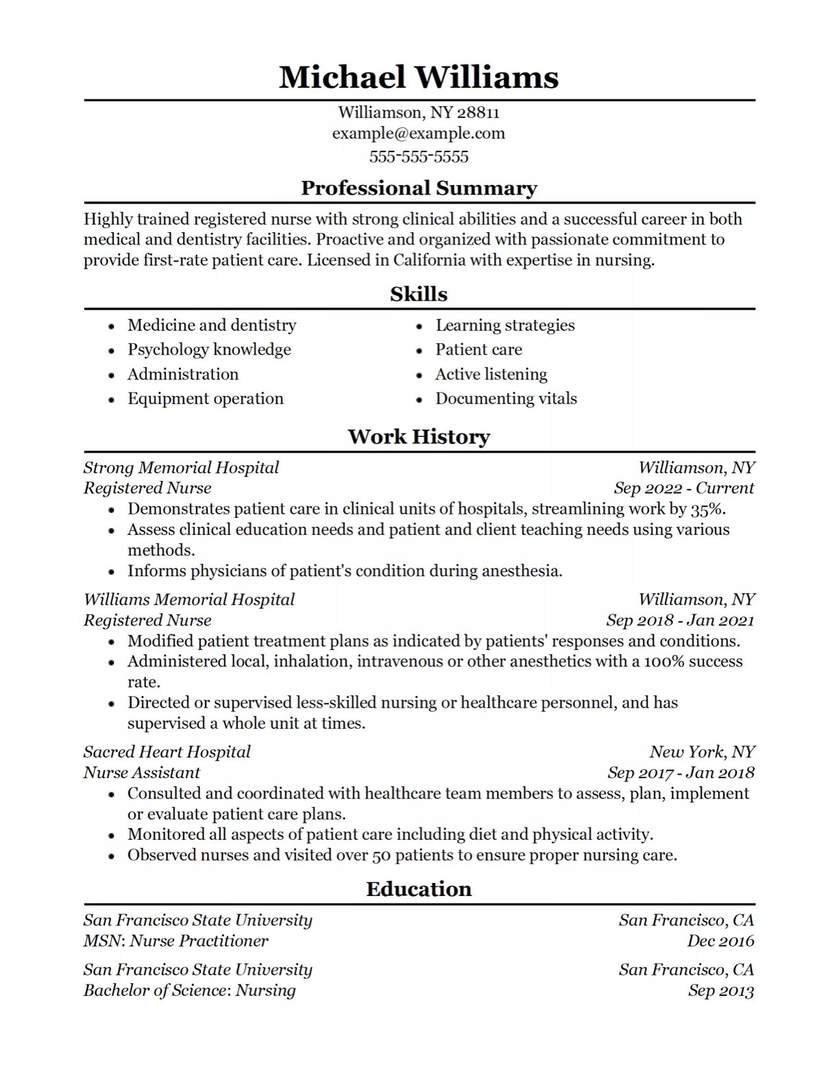 Resume design