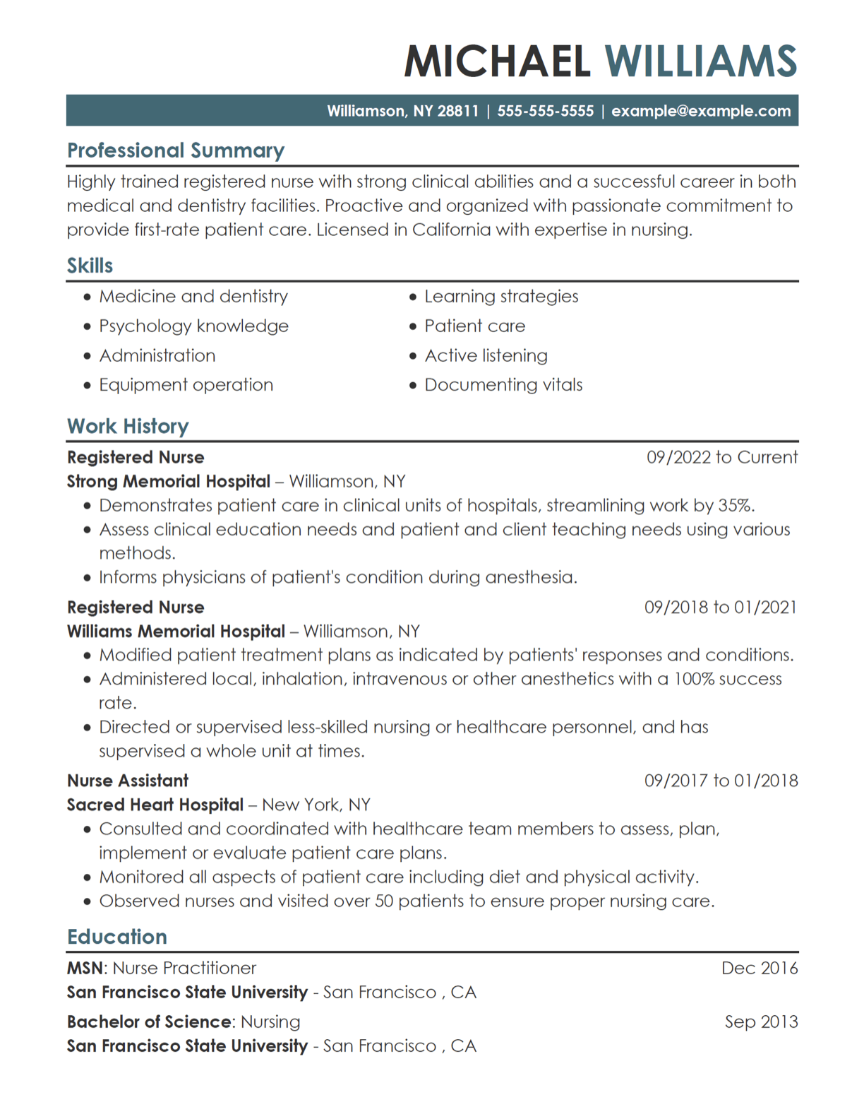Empire Resume Template