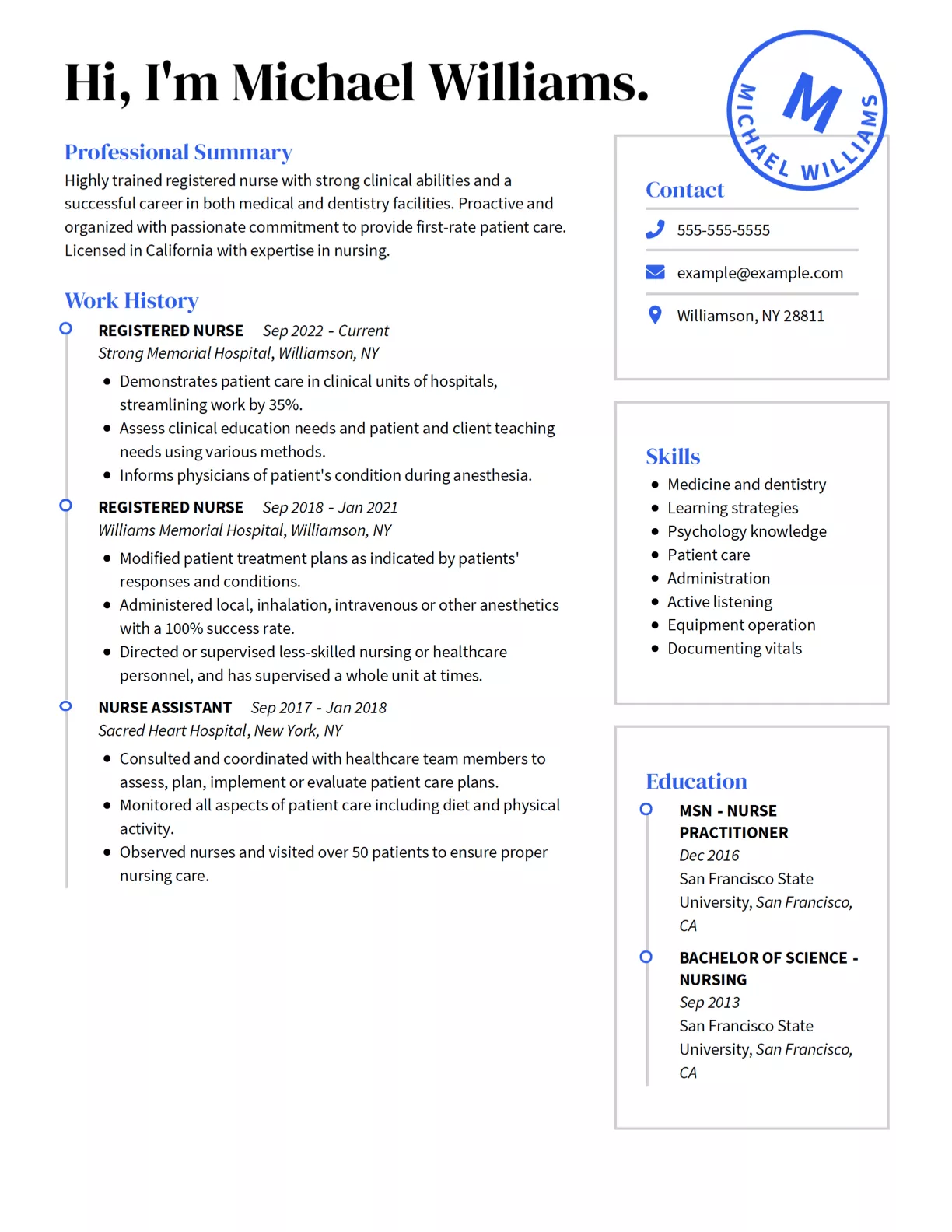 Resume design