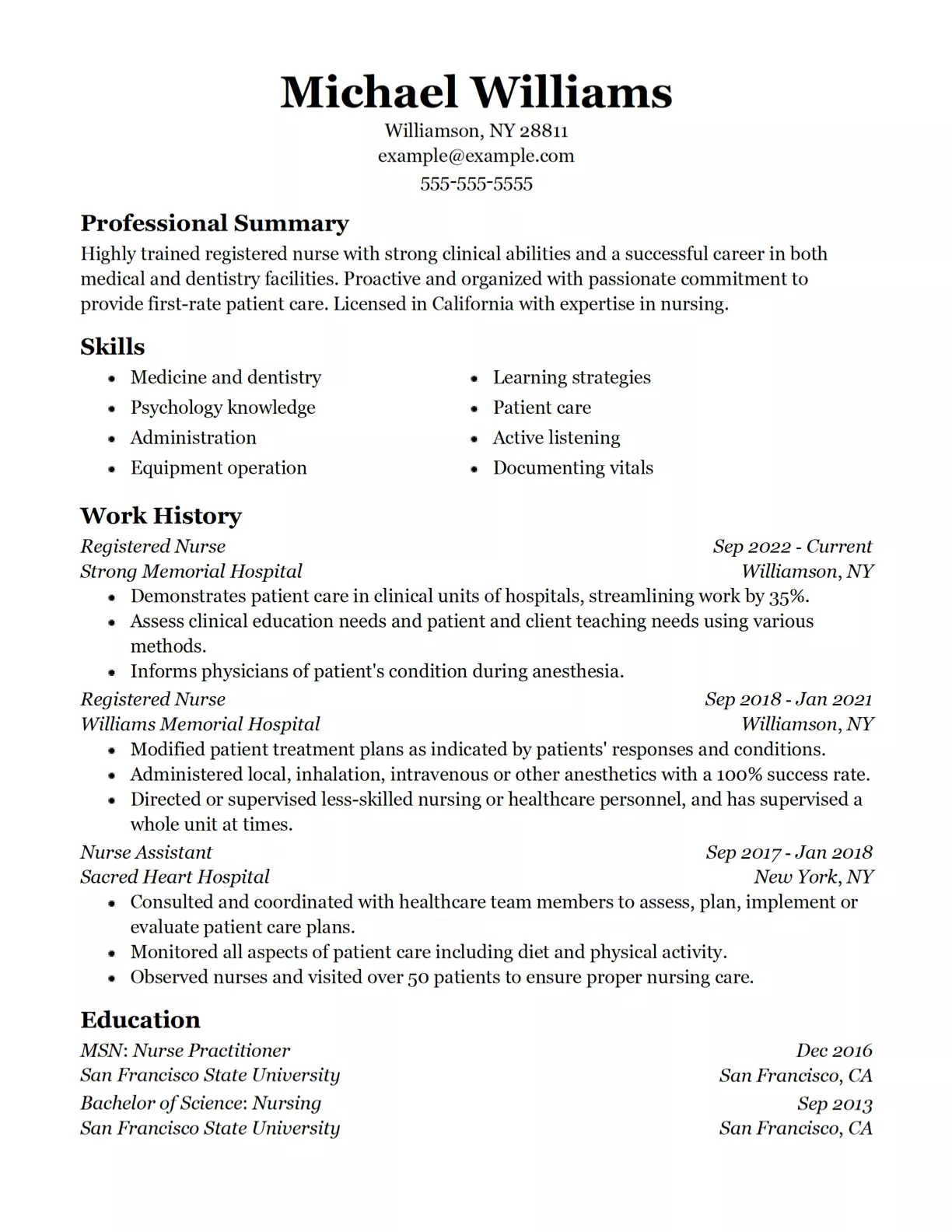 Resume design