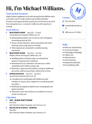 Professional CV examples that use the right words.