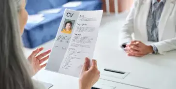 CV example in interview