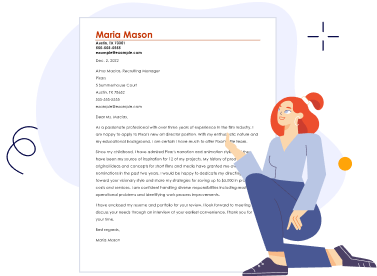 Cover Letter Builder Sticky Icon