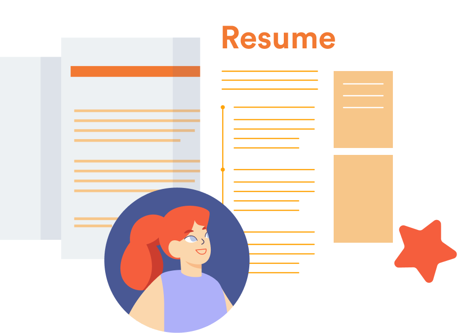 Tailor your resume hero illustration