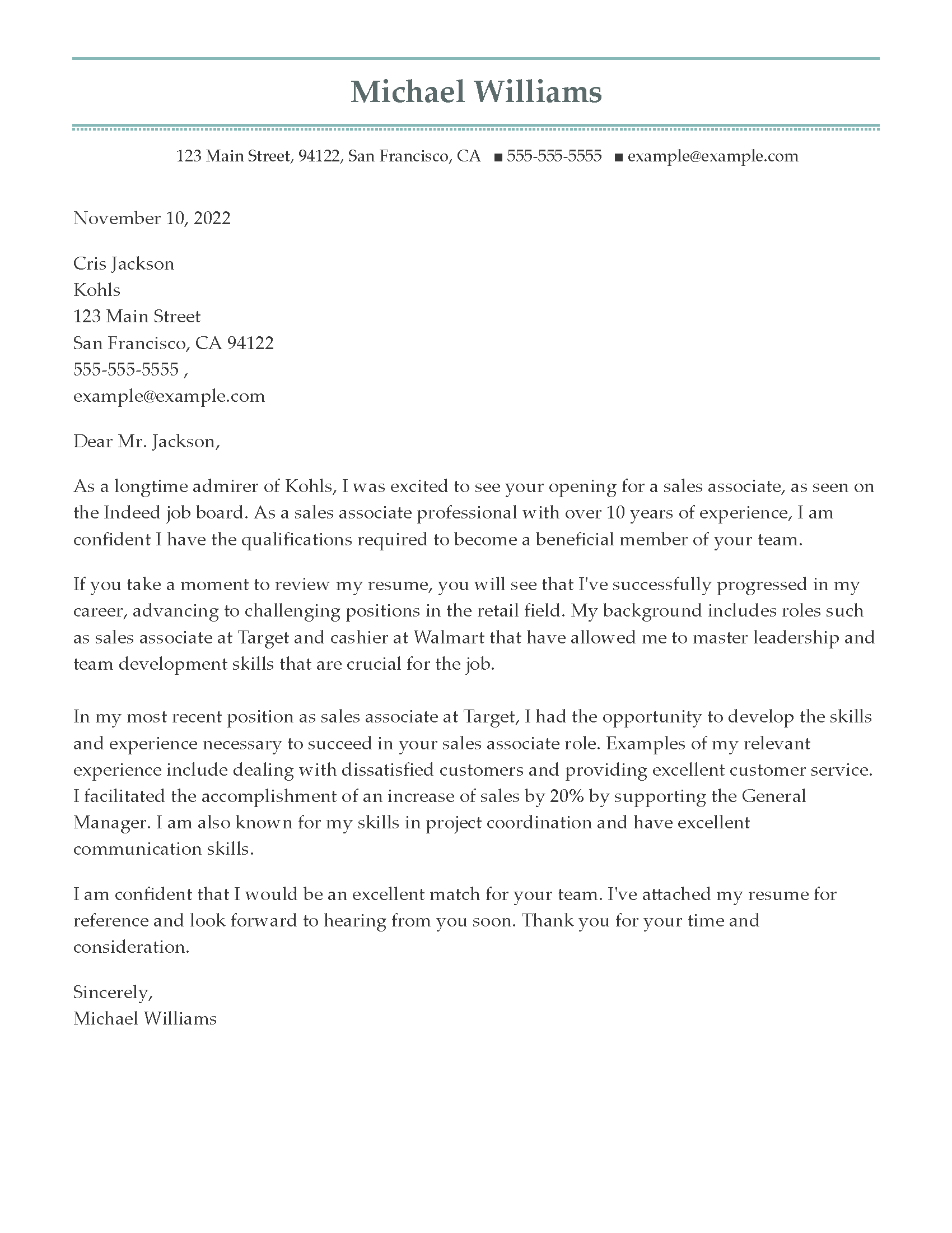 Cover Letter Template Scholastic